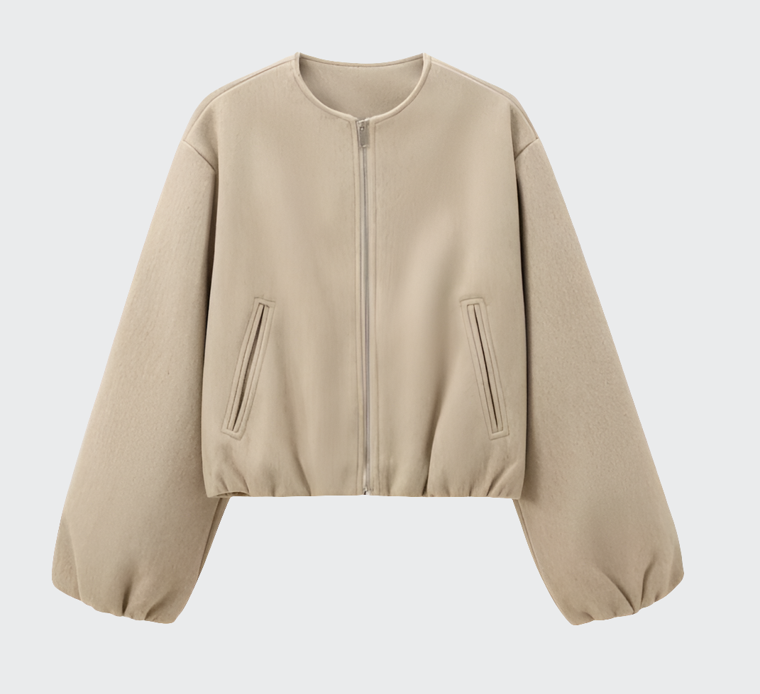 Virale Cropped Bomberjacke