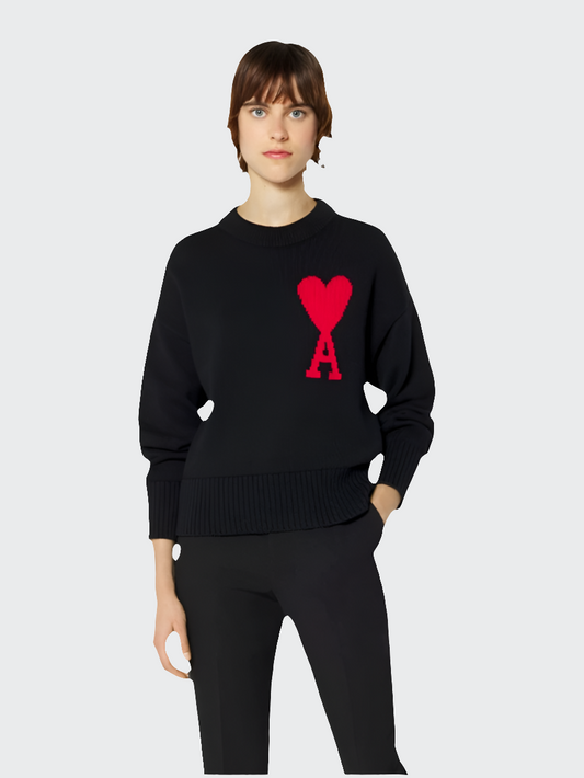 Ami-Heart Sweater Women