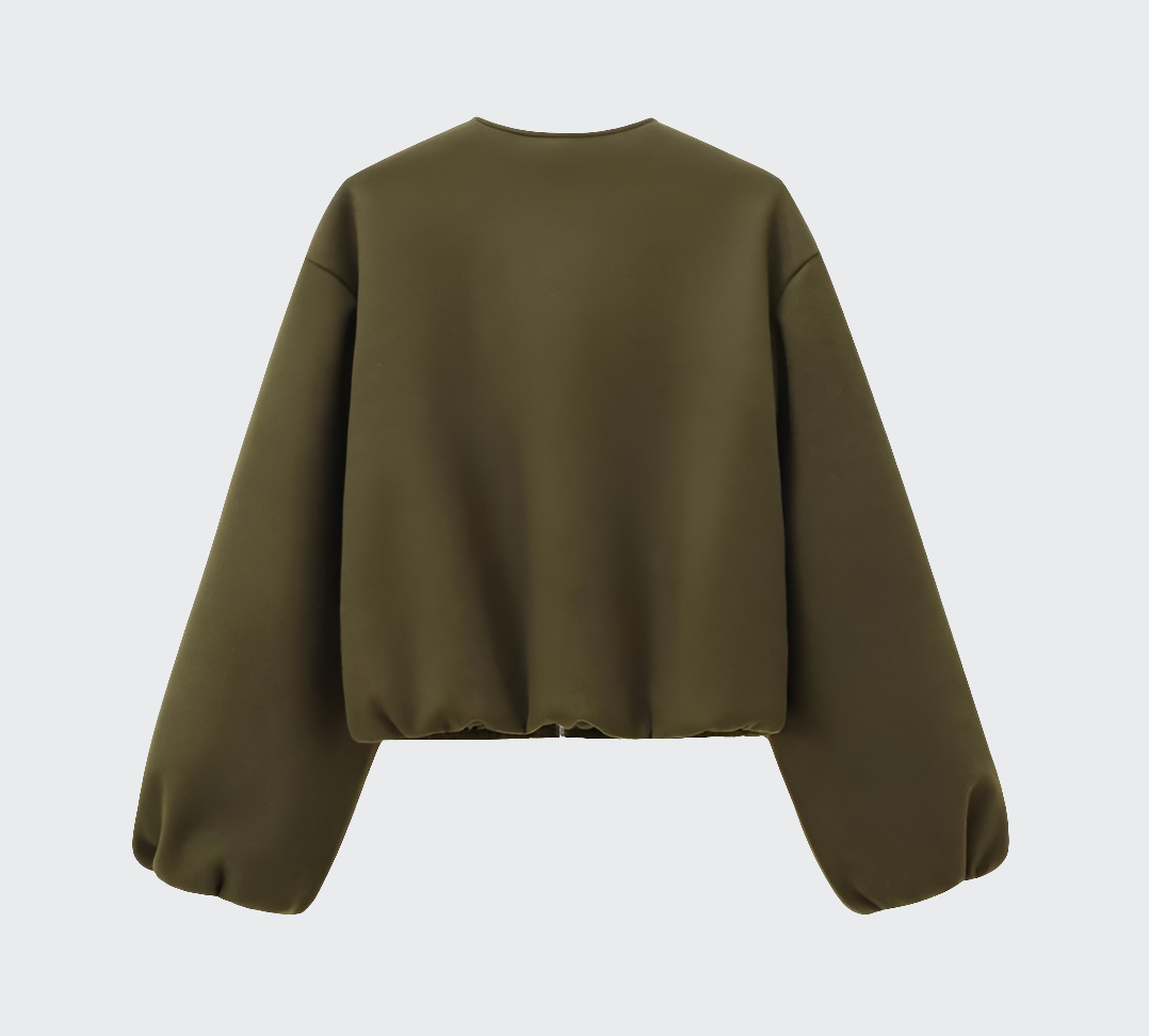 Virale Cropped Bomberjacke