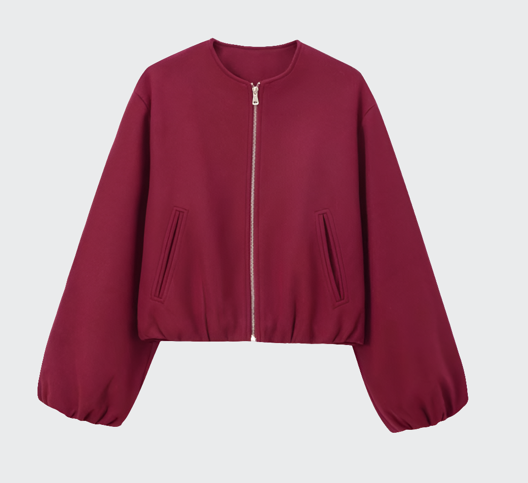 Virale Cropped Bomberjacke