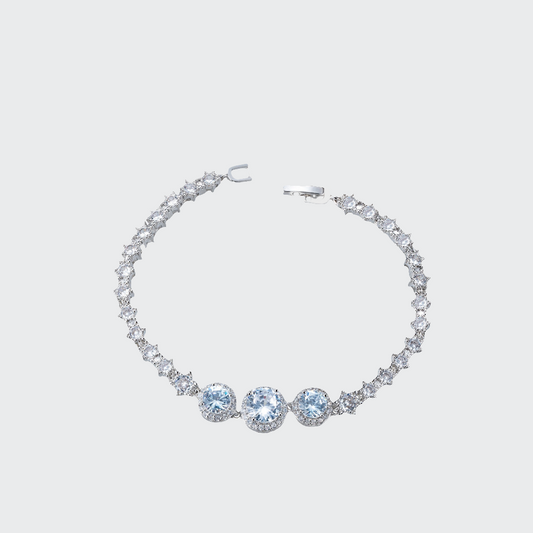 Diamond Bracelet - Silber