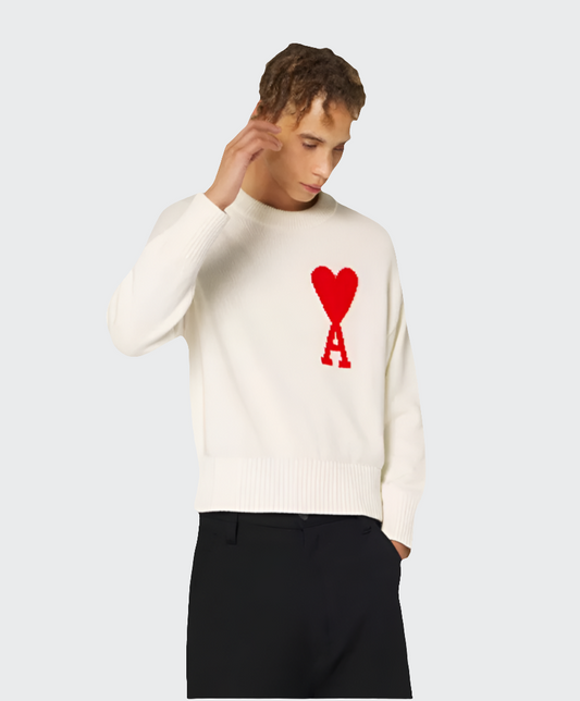 AMI - Heart  Sweater Men