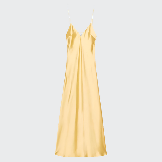 Midi-Kleid in Satinoptik