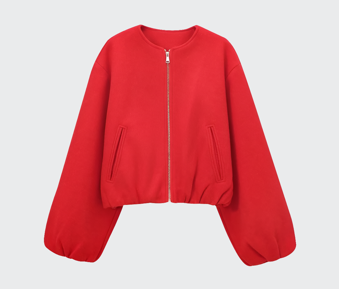 Virale Cropped Bomberjacke