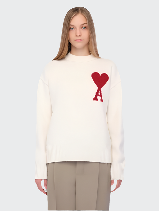 Ami-Heart Sweater Women