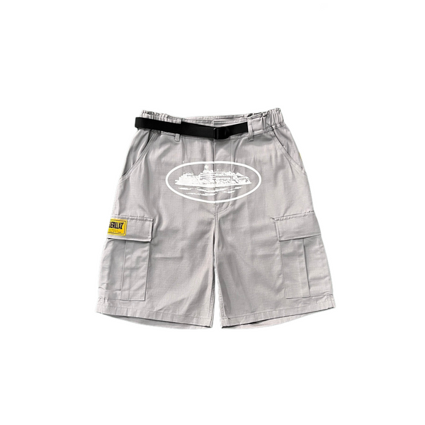 Alcatraz Cargo Shorts Grey